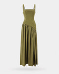Monaco Scarf-Drape Maxi Dress