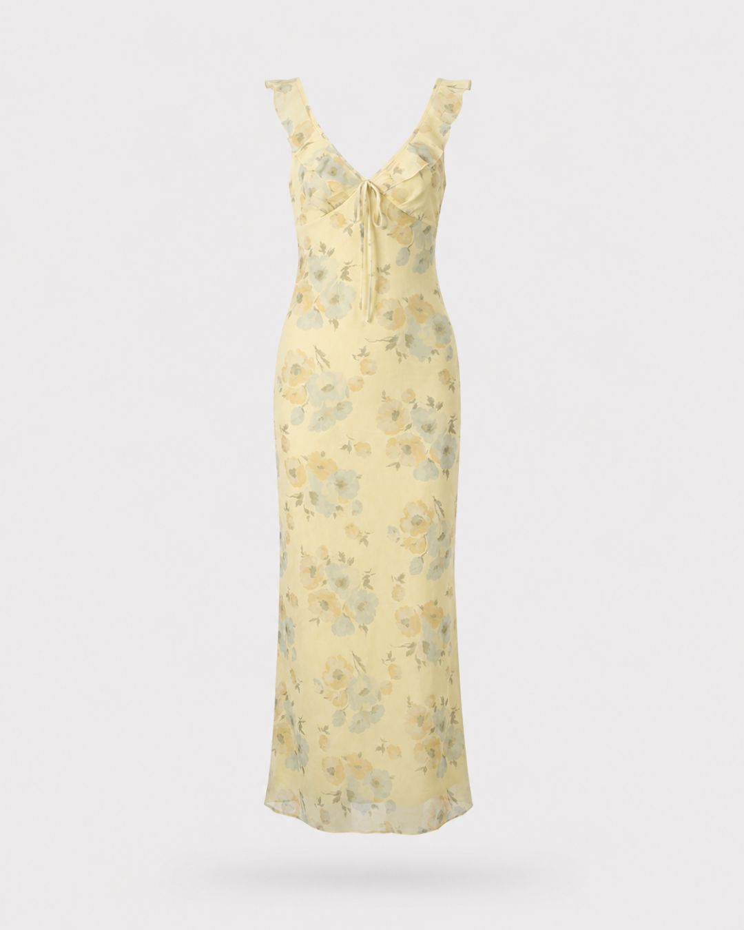 Capri Lumière Sheer Maxi Dress