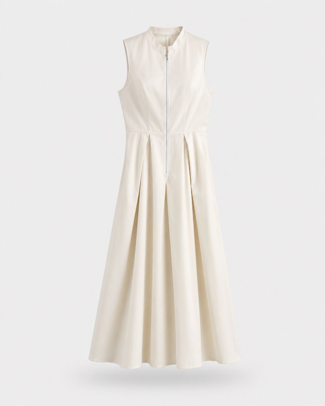 Aldwych Pleated Contour Midi Dress