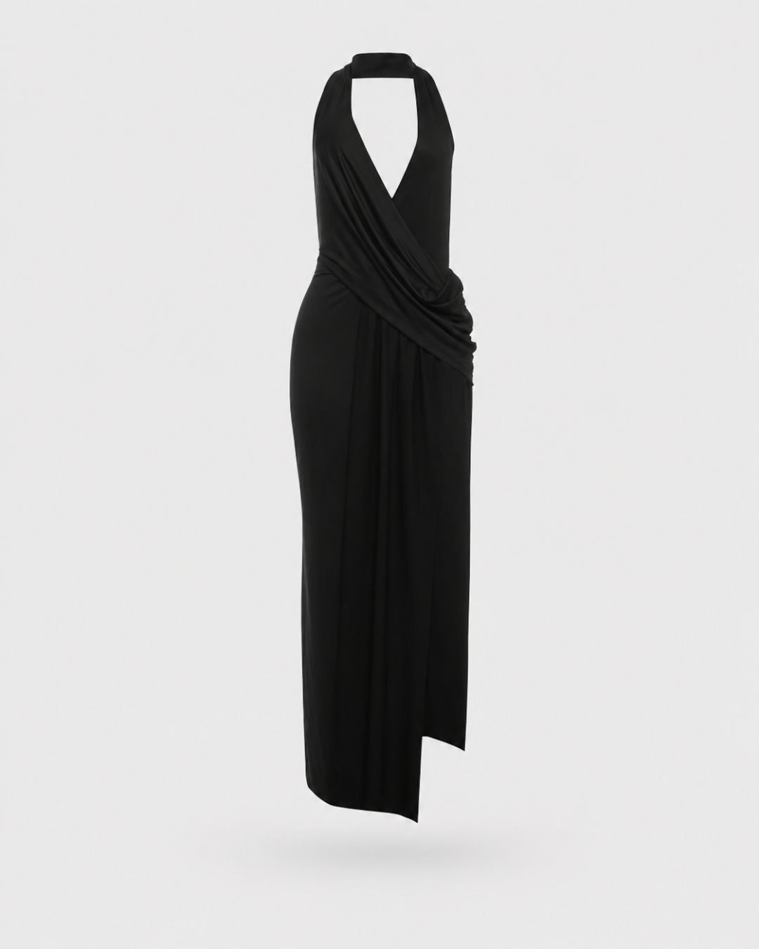 Drape Halter Gown