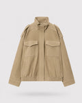 Ascot Suede Minimal Bomber