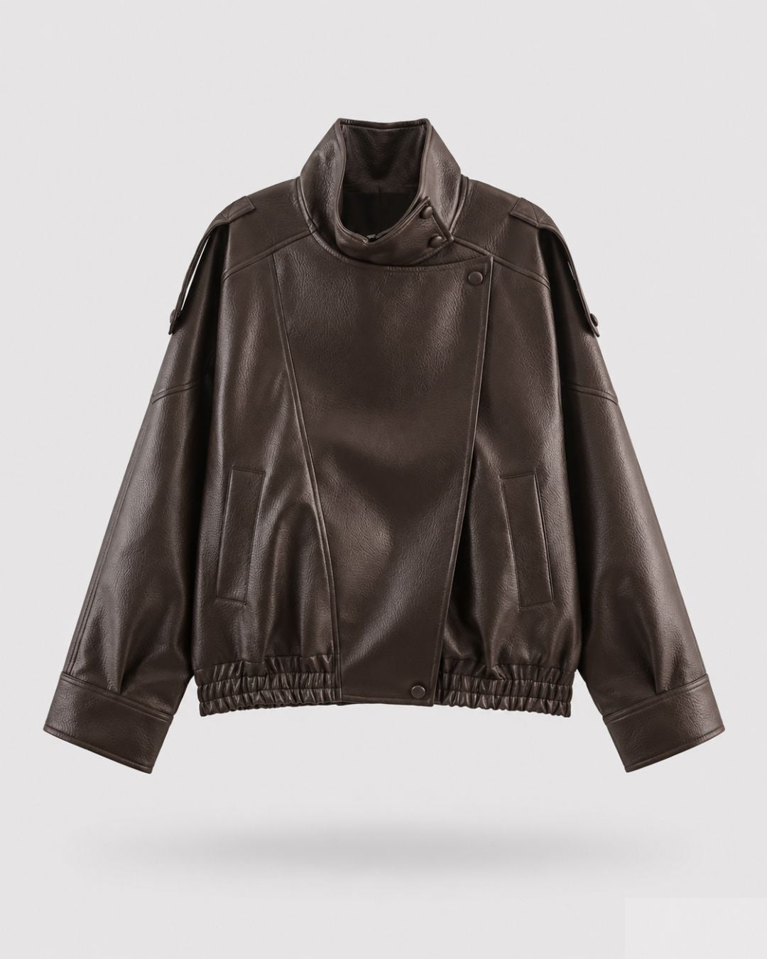 Aldwych Sculpted Leather Bomber