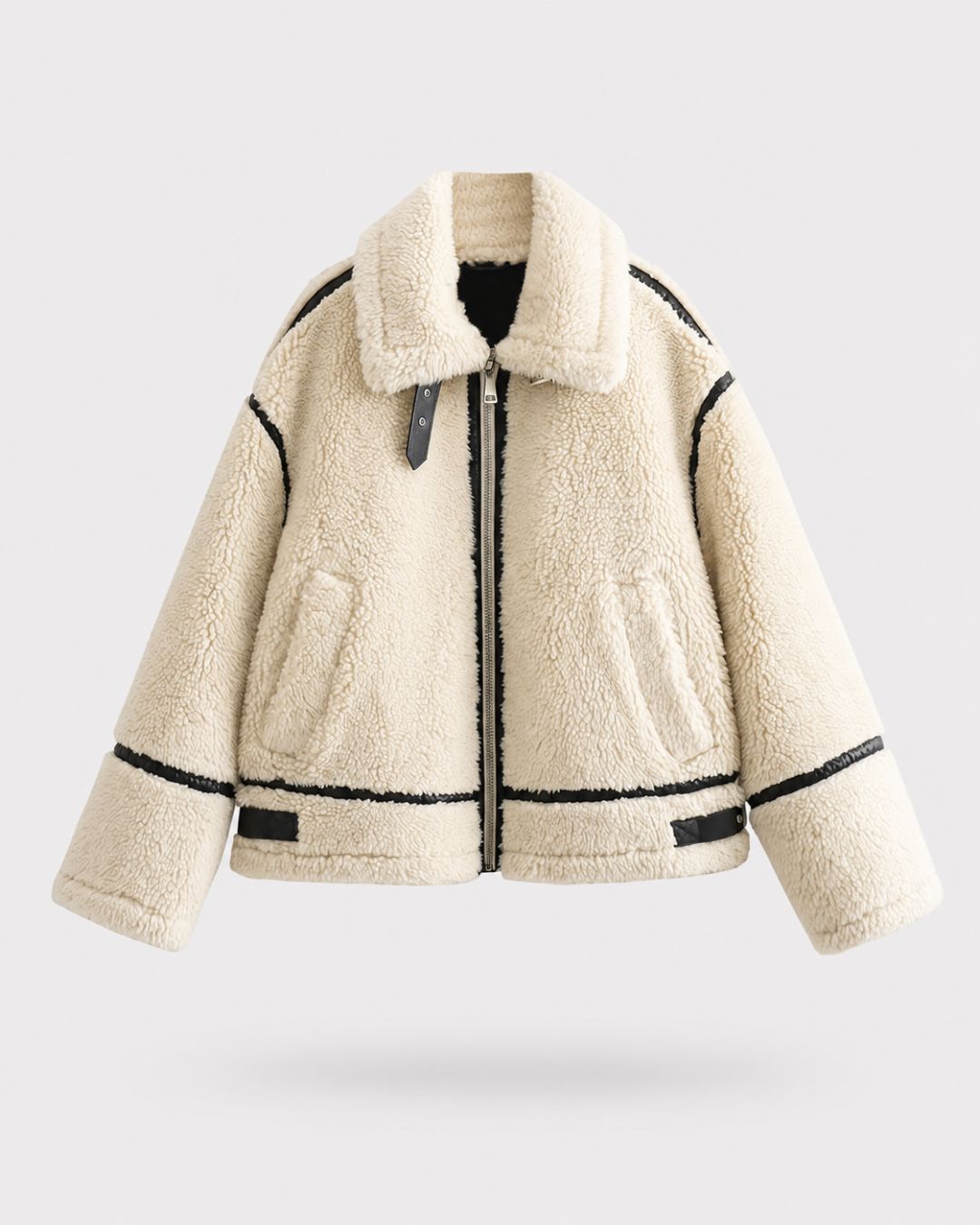 Hybrid Fur Moto Jacket