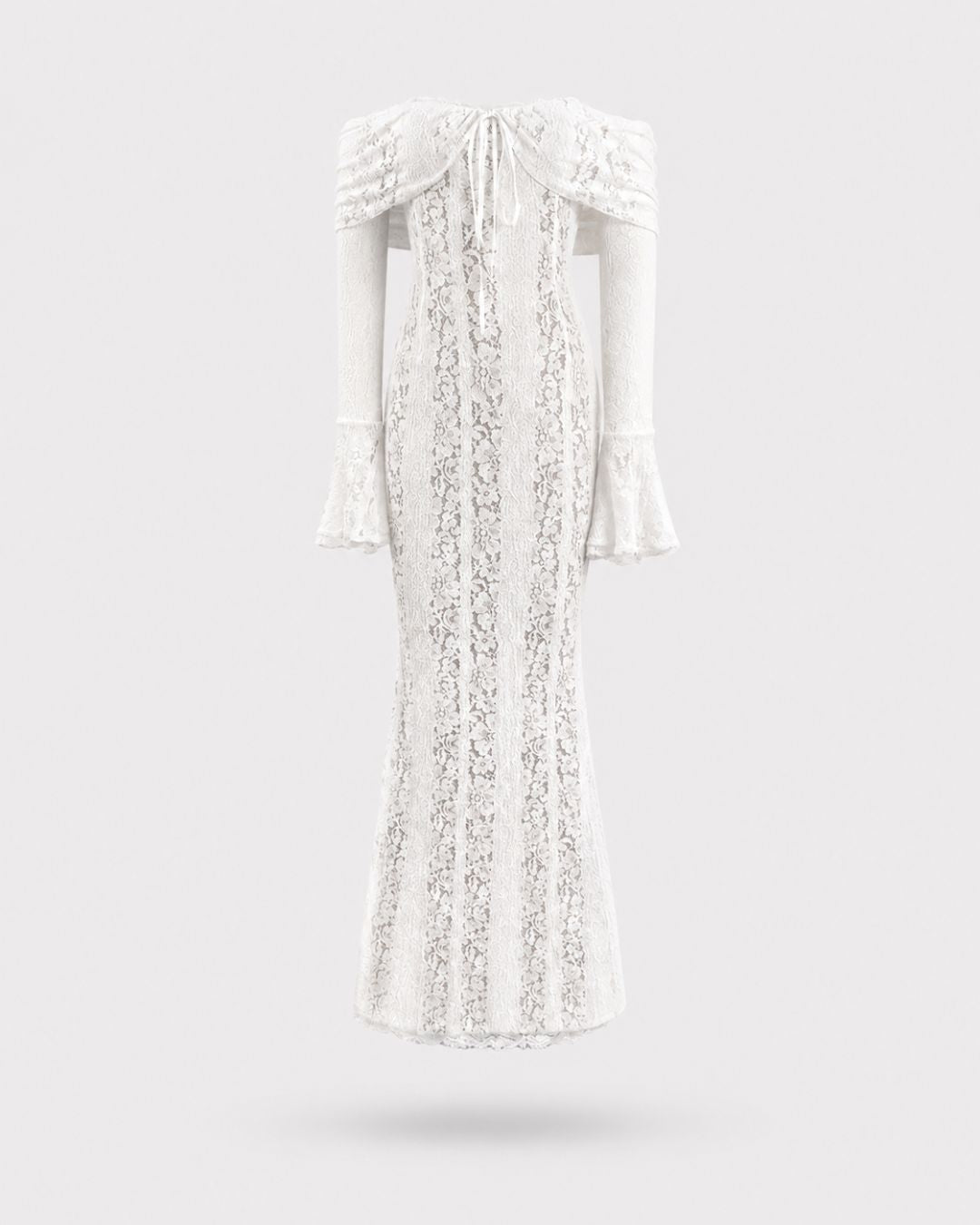 Monaco Draped Off-Shoulder Gown