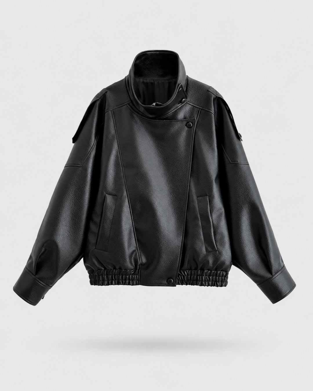 Kensington Pebbled Moto Jacket