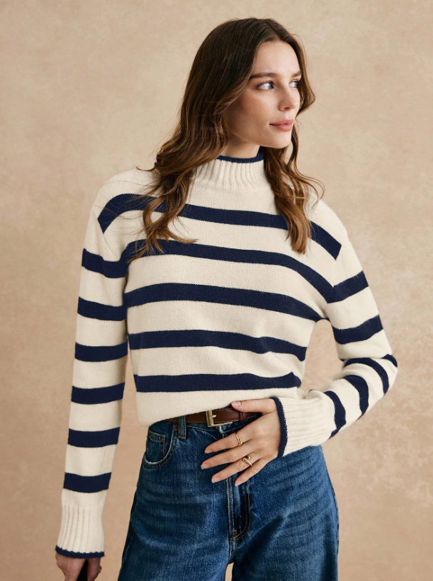 Belgravia Nautical Ribbed Jumper