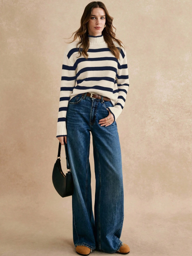 Belgravia Nautical Ribbed Jumper