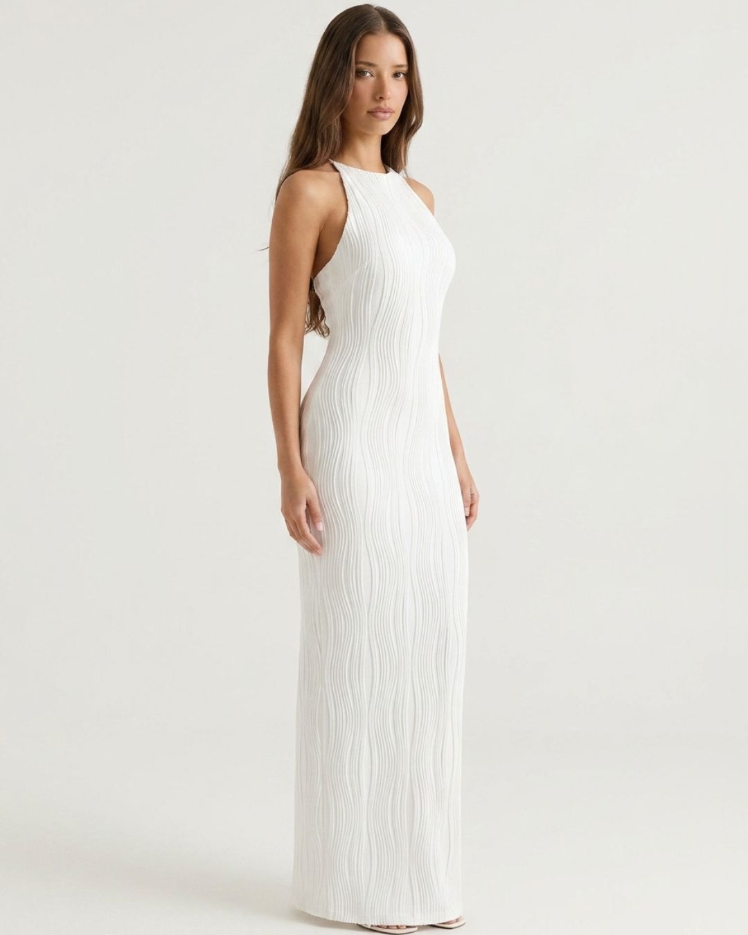 Contour Ruched Maxi Dress