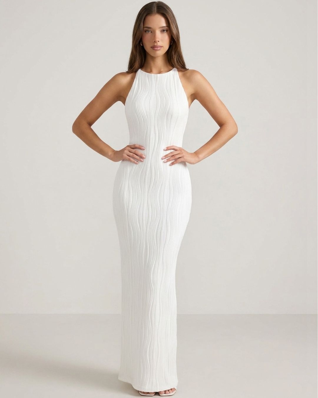 Contour Ruched Maxi Dress