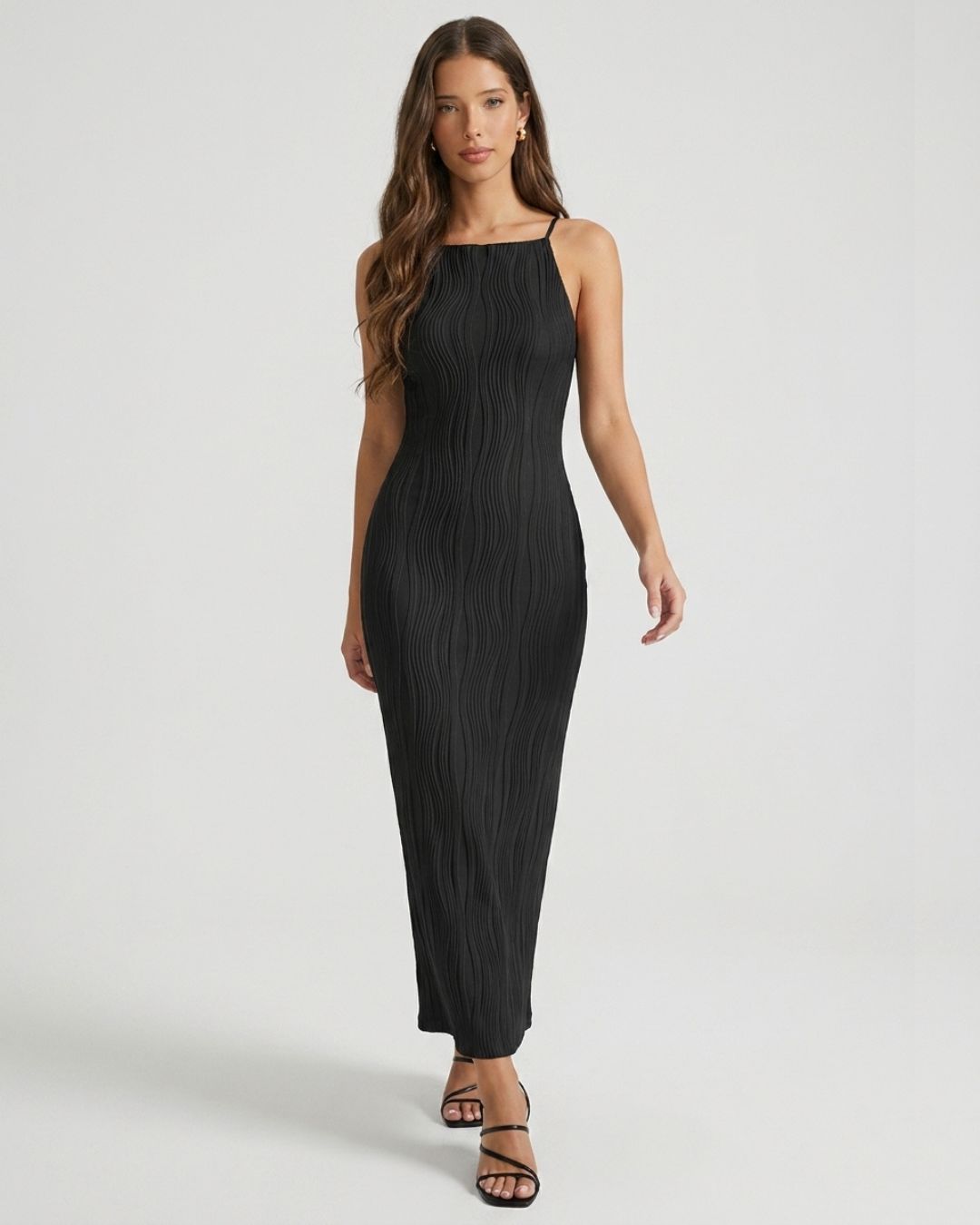 Contour Ruched Maxi Dress