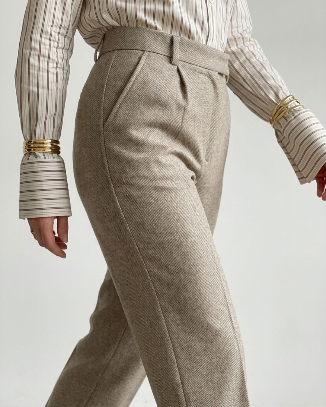 Sloane Soft-Tailored Wool Trousers