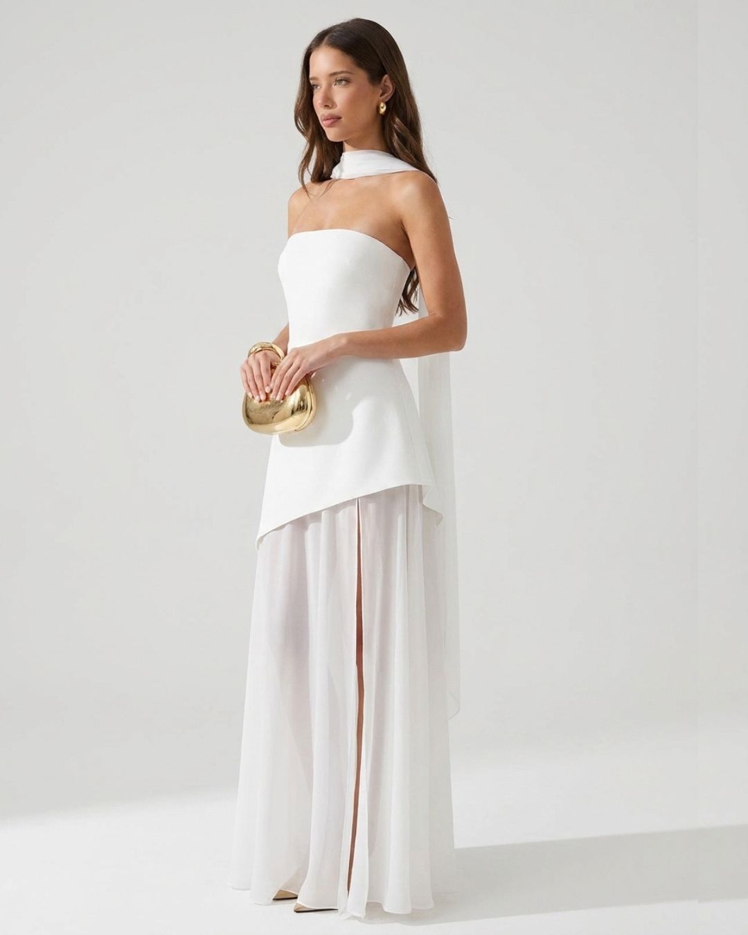 Valentina Corset Ribbon Gown