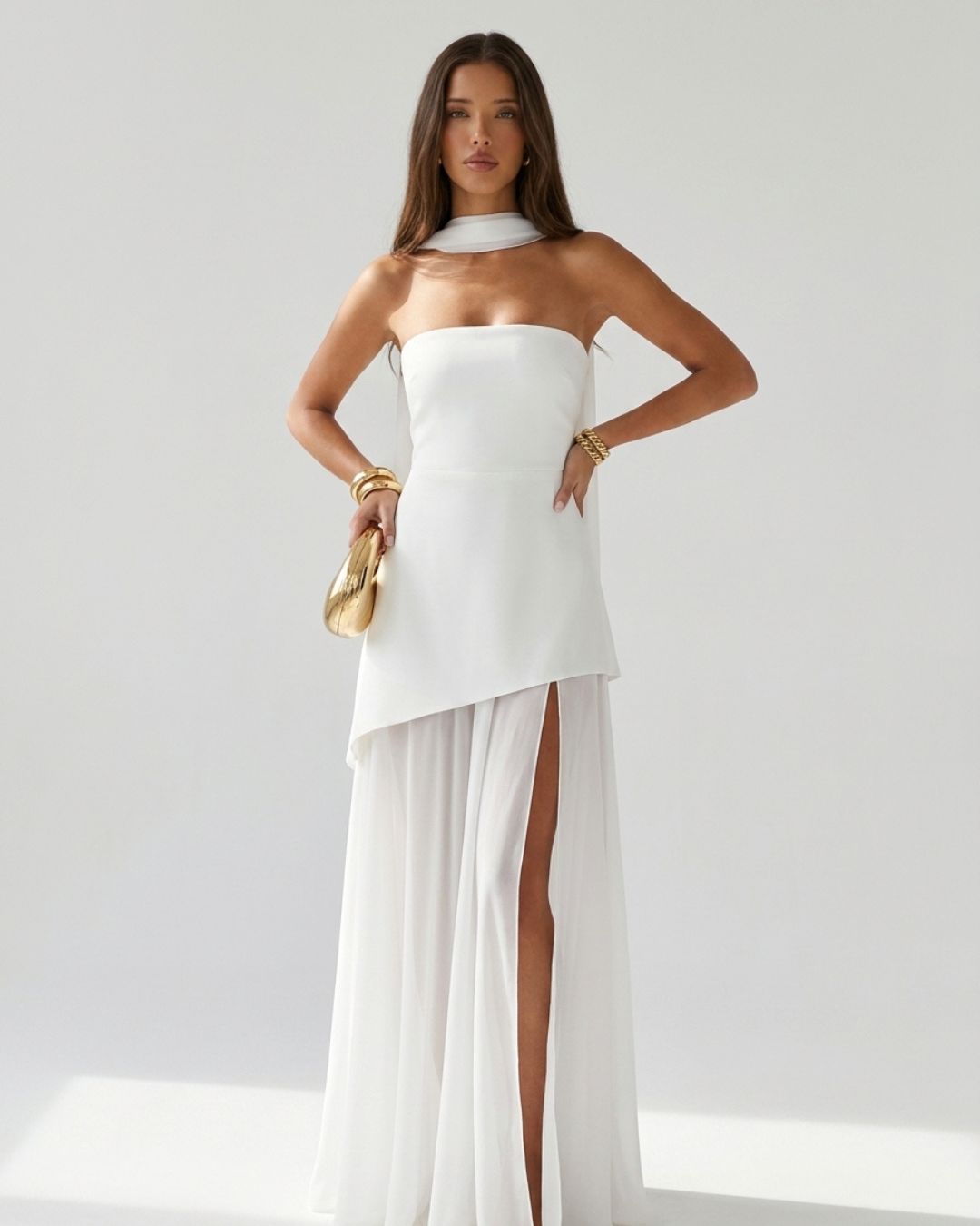 Valentina Corset Ribbon Gown