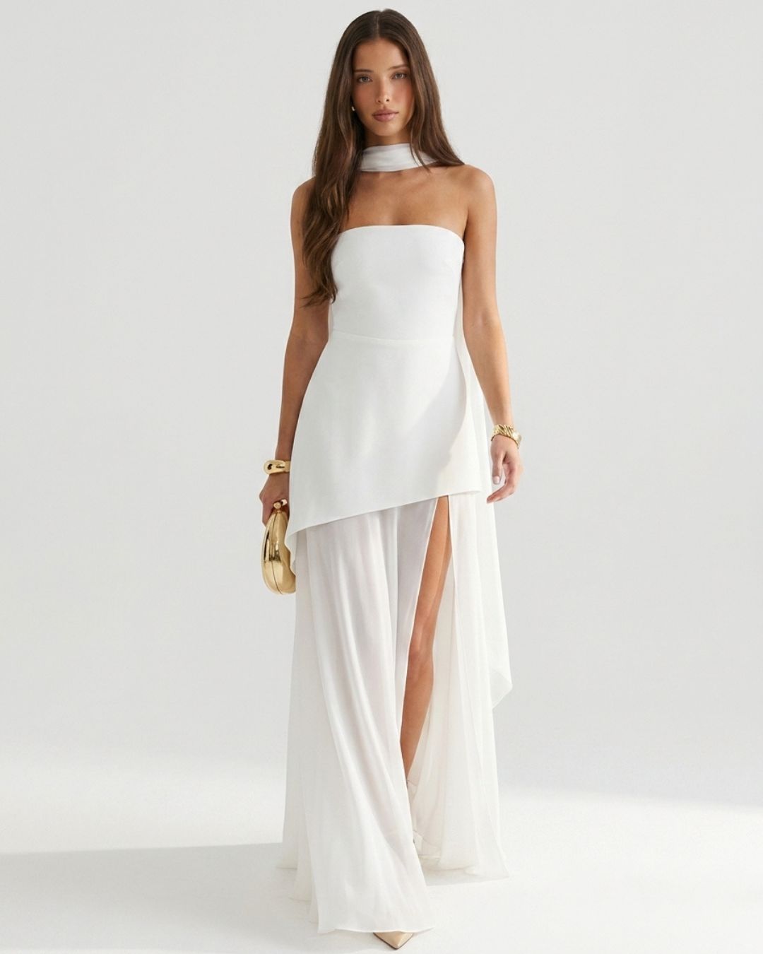Valentina Corset Ribbon Gown