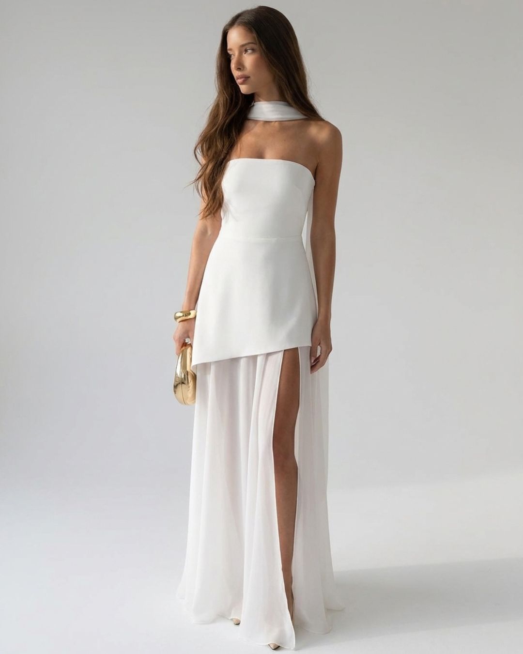 Valentina Corset Ribbon Gown