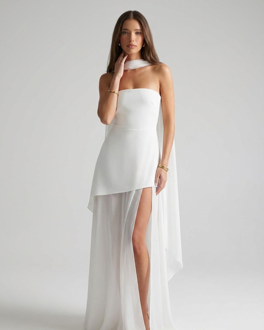 Valentina Corset Ribbon Gown