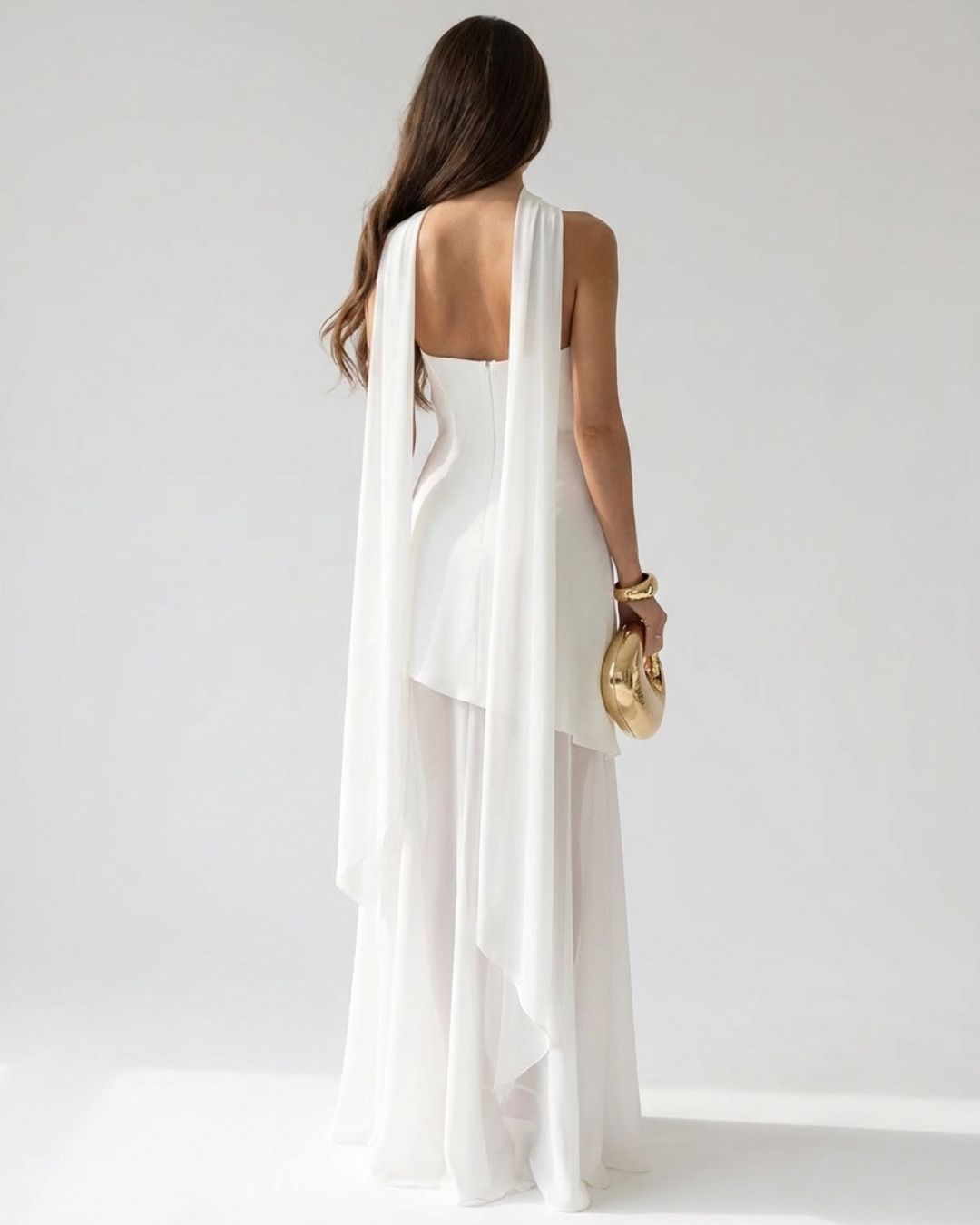 Valentina Corset Ribbon Gown