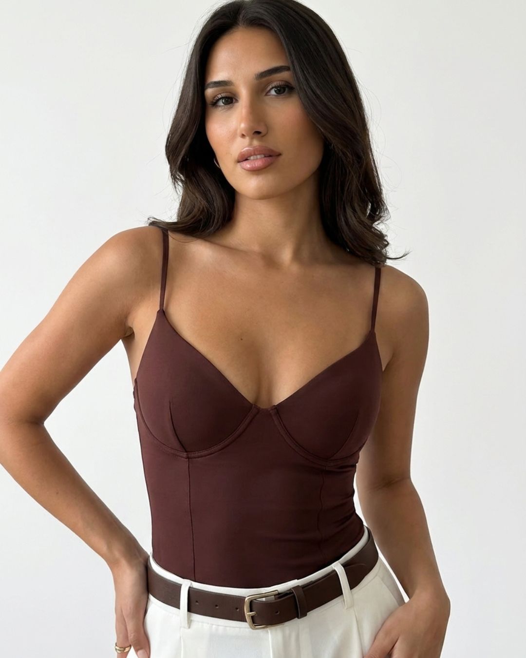 Mayfair Satin Sculpt Corset Top