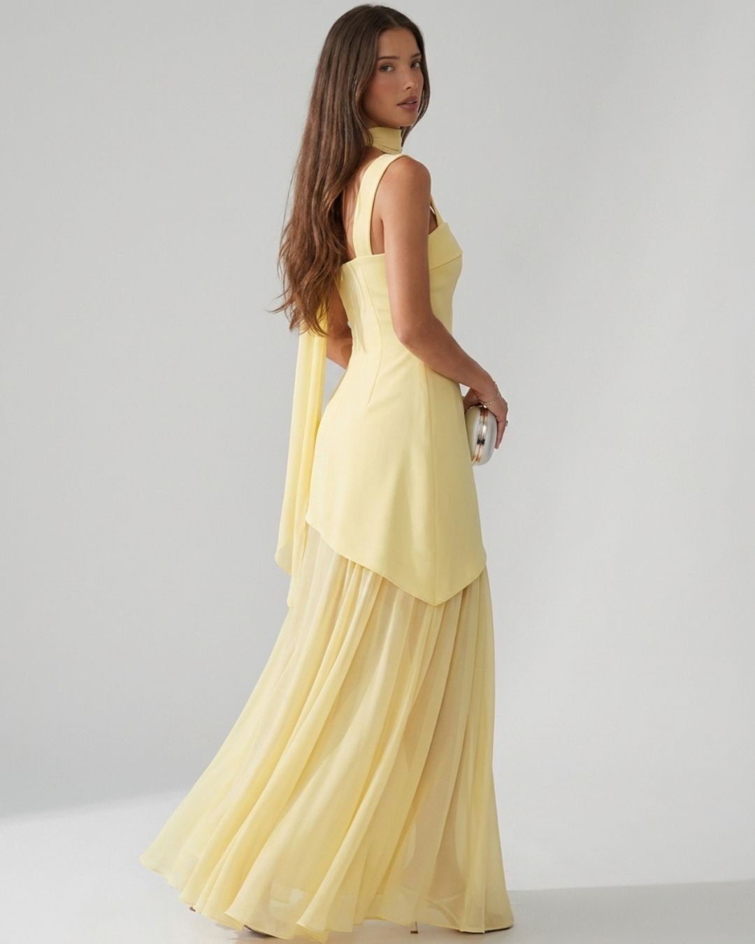 Valentina Corset Ribbon Gown