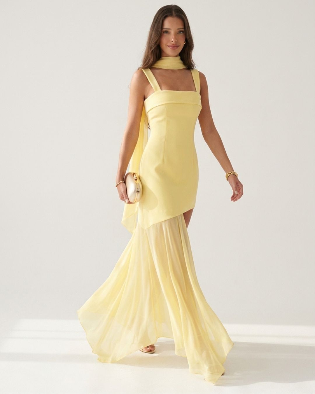 Valentina Corset Ribbon Gown