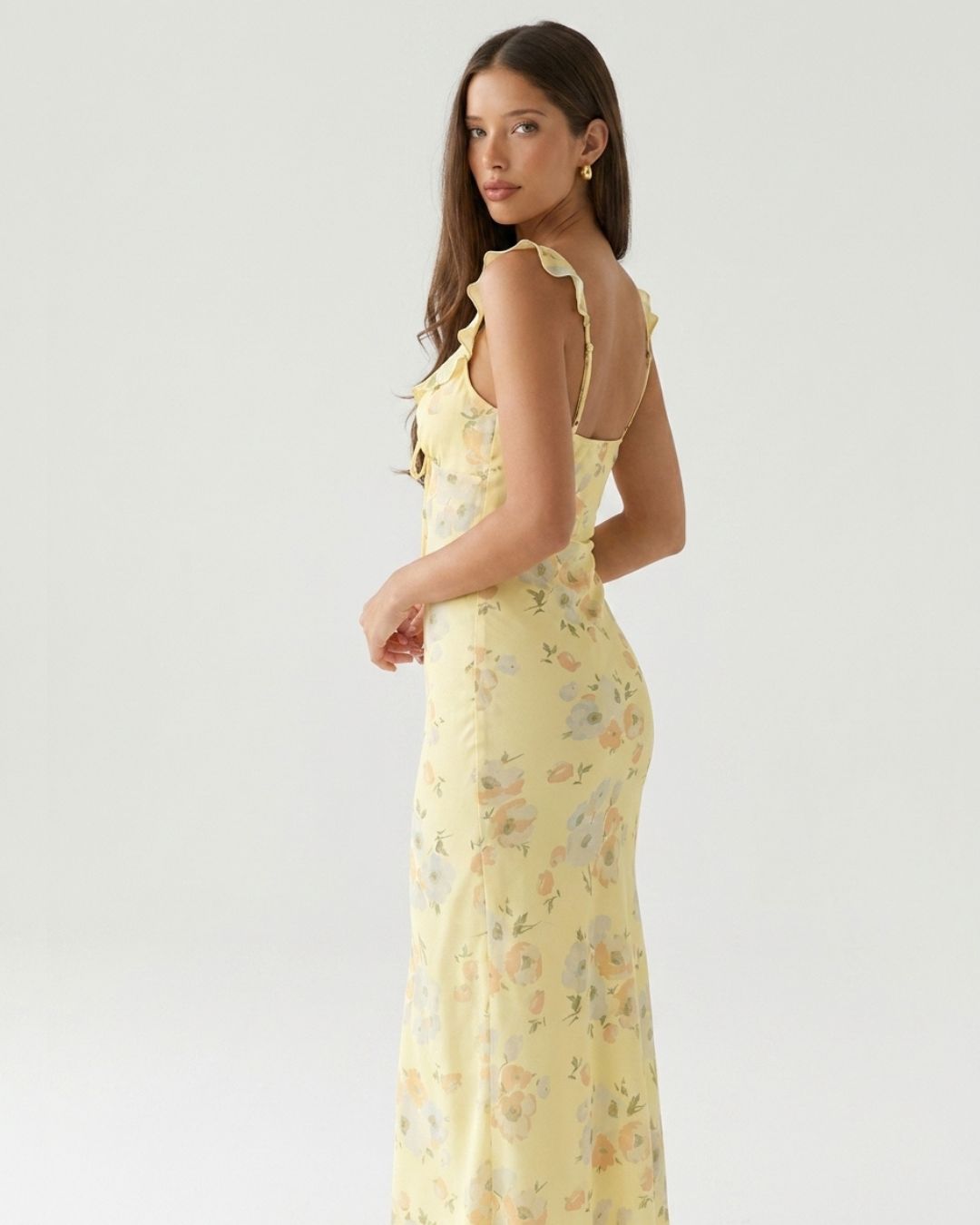 Positano Floral Maxi Dress