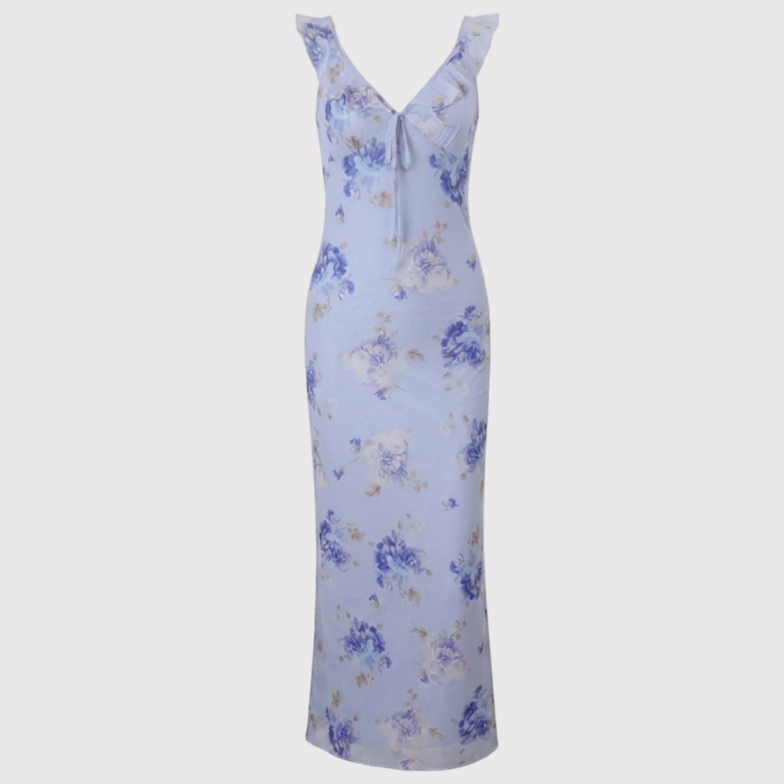 Capri Lumière Sheer Maxi Dress