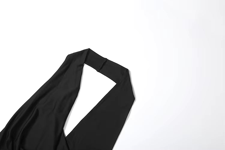 Athena Ruched Halter Gown