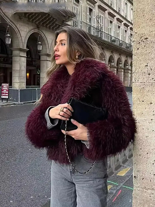 Imperial Shearling Luxe Faux Fur Coat