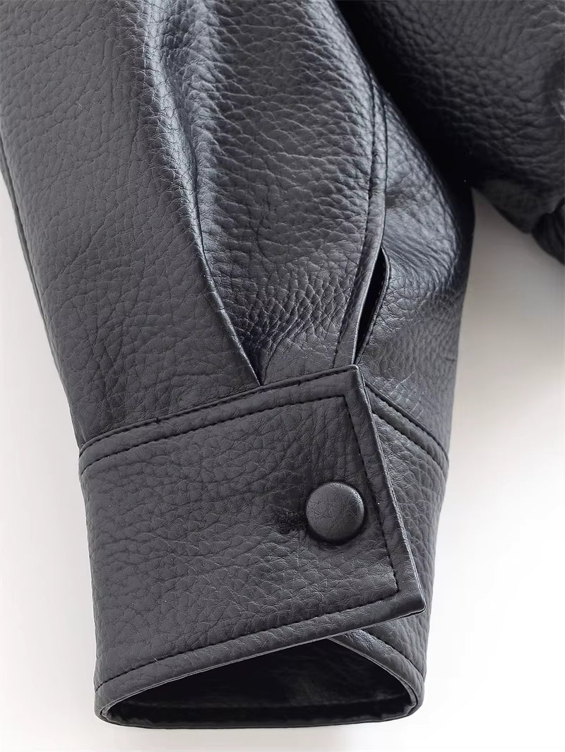 Kensington Pebbled Moto Jacket