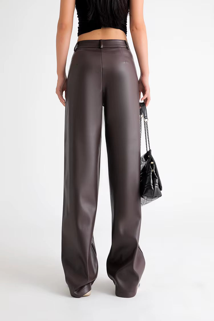 Aldwych Thermal Leather Trousers