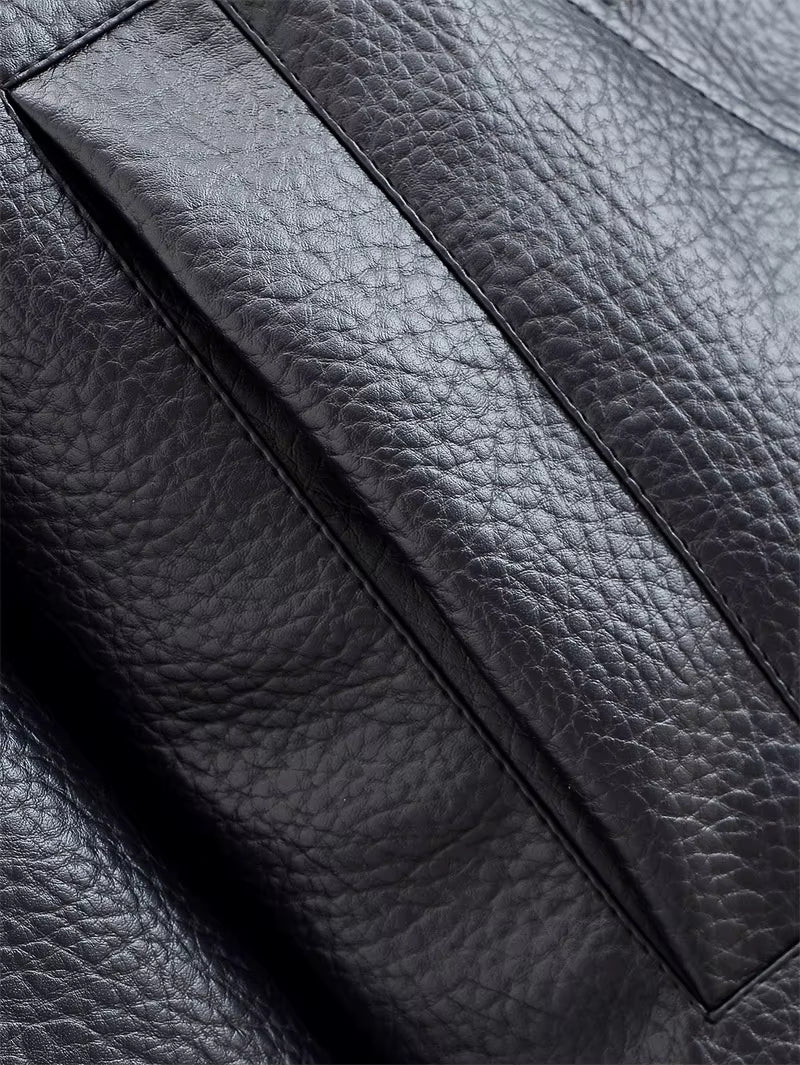 Kensington Pebbled Moto Jacket
