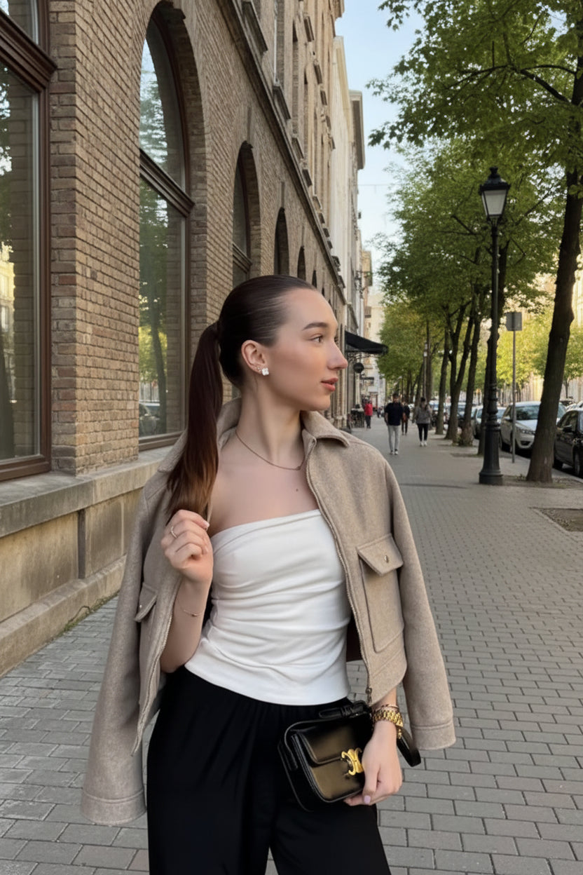Camden Zip Structured Jacket