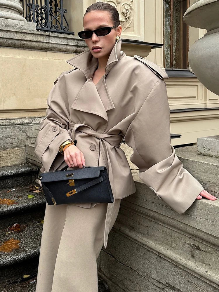 Sloane Lightweight Belted Trench