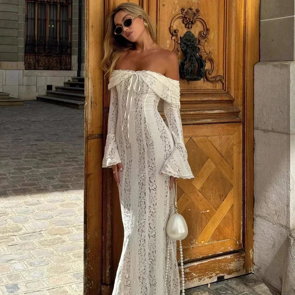 Étoile Off-Shoulder Gown
