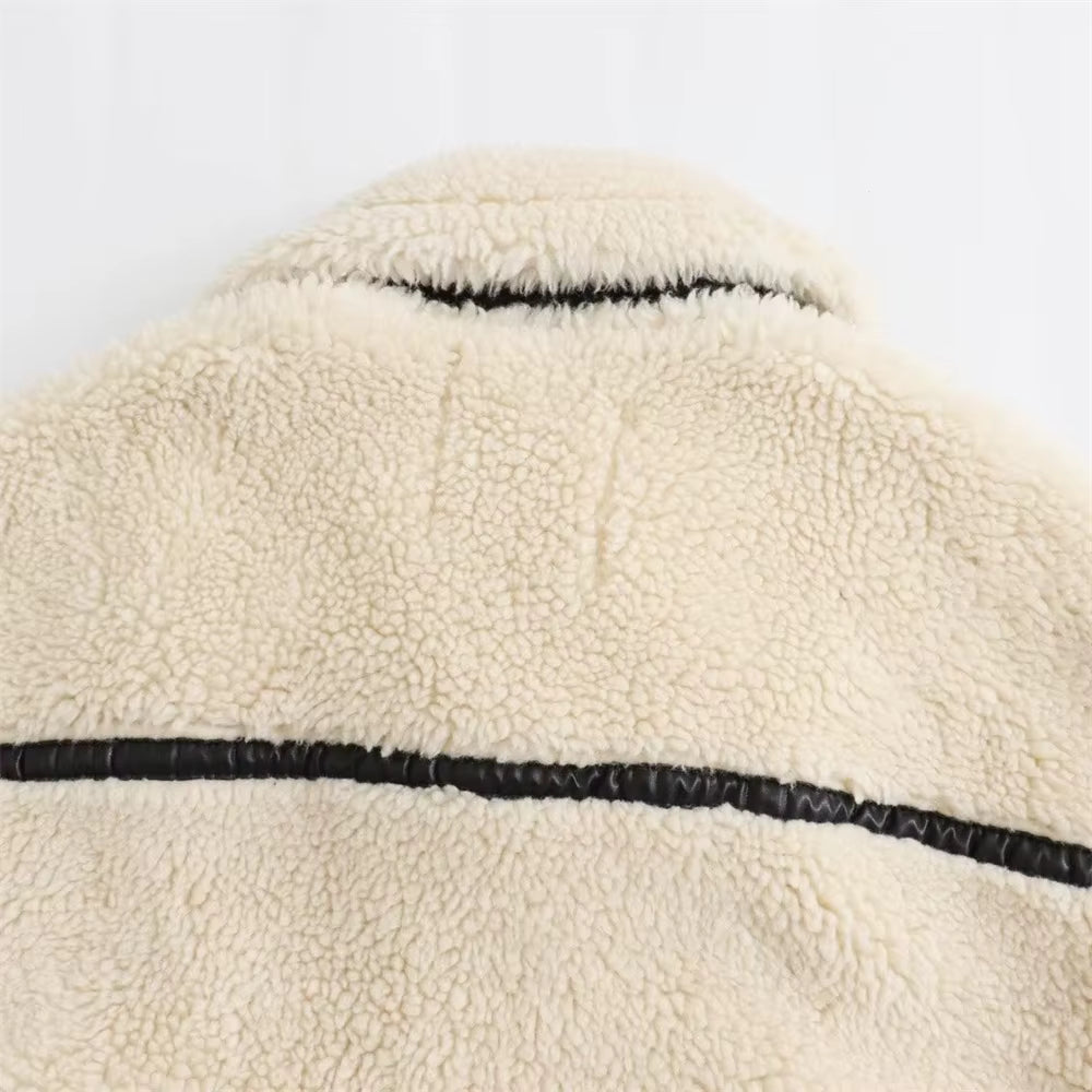 Hybrid Fur Moto Jacket