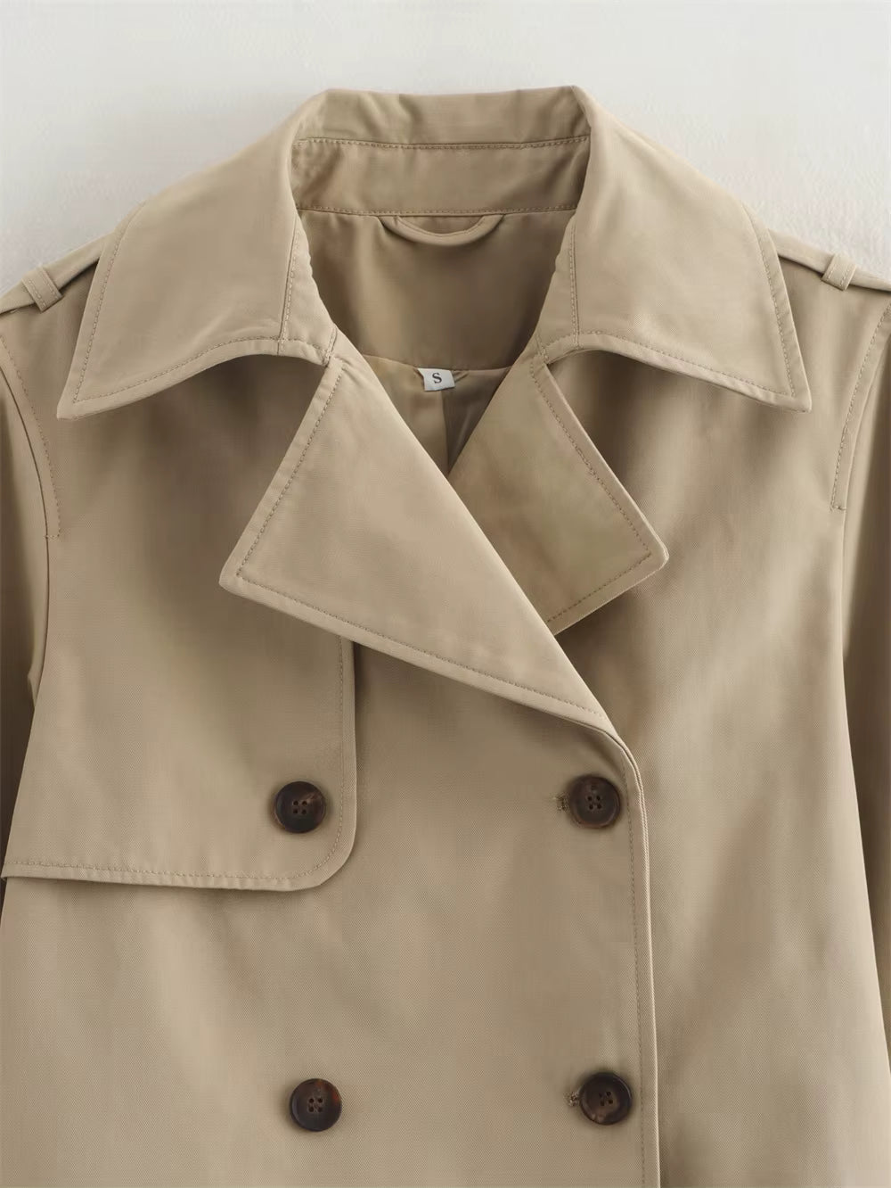 Kensington Cropped Tailored Trench