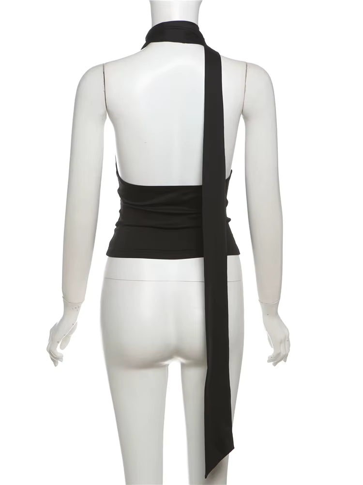 Portofino Draped Scarf Top