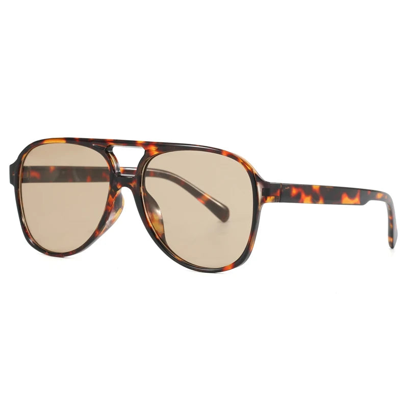Protective Glasses Fashion Large Frame Square Women Sunglasses Colorful Lens Gradient Sun Glasses Outdoor Casual Eyewear UV400