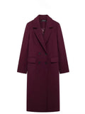 Kensington Burgundy Tailored Coat