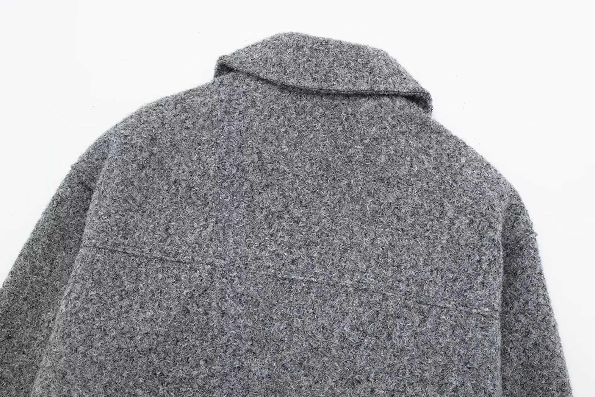 Heritage Wool-Cropped Fleece Jacket