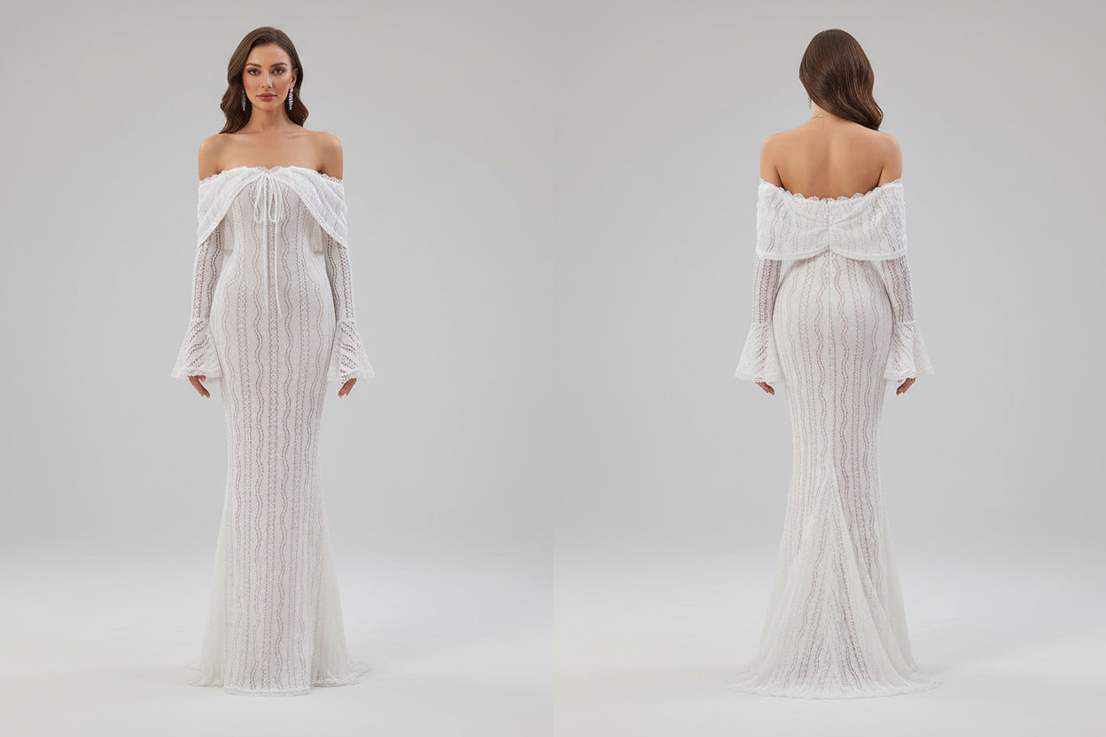 Étoile Off-Shoulder Gown