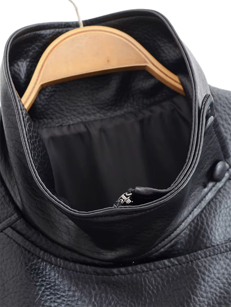 Kensington Pebbled Moto Jacket