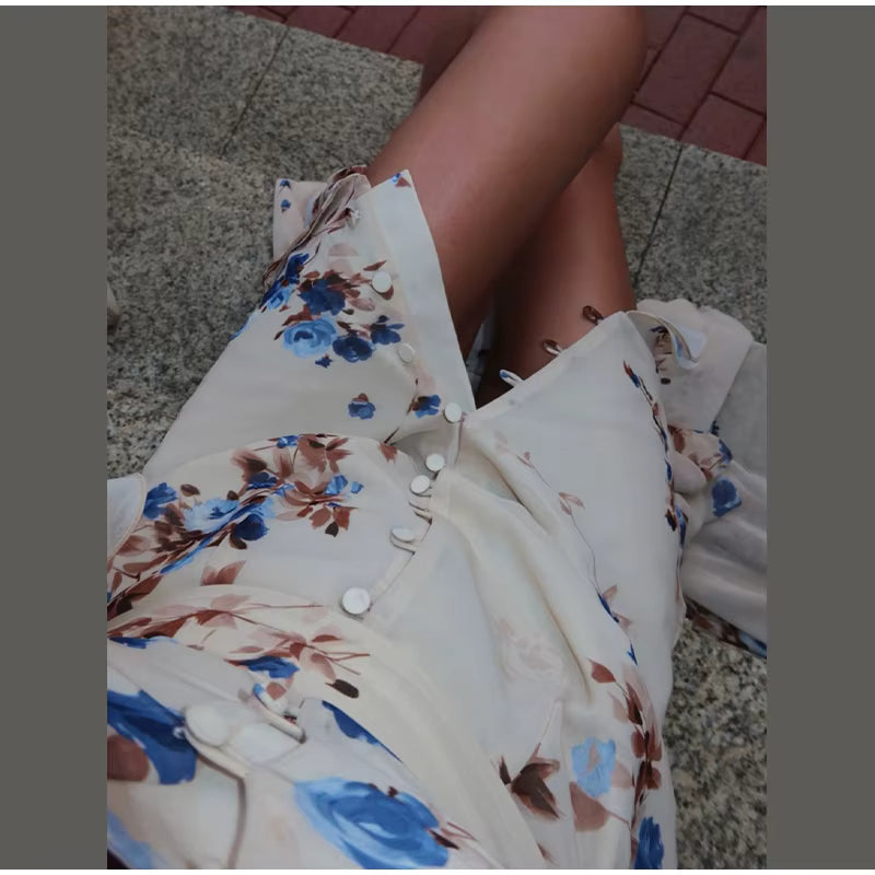 Valencia Sculpted Floral Maxi Dress