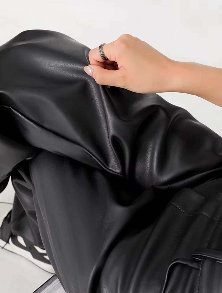 Aldwych Thermal Leather Trousers