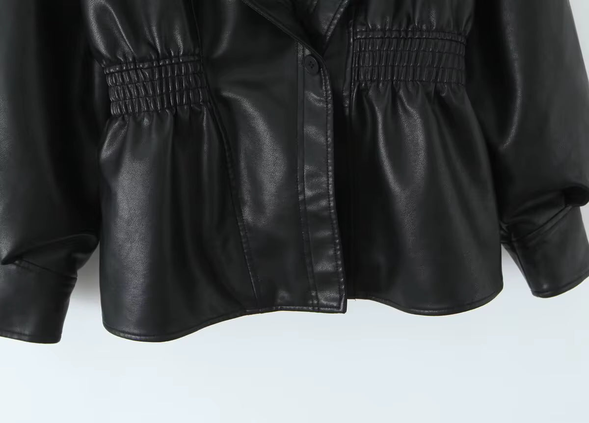 Soho Oversized Vintage Moto Jacket