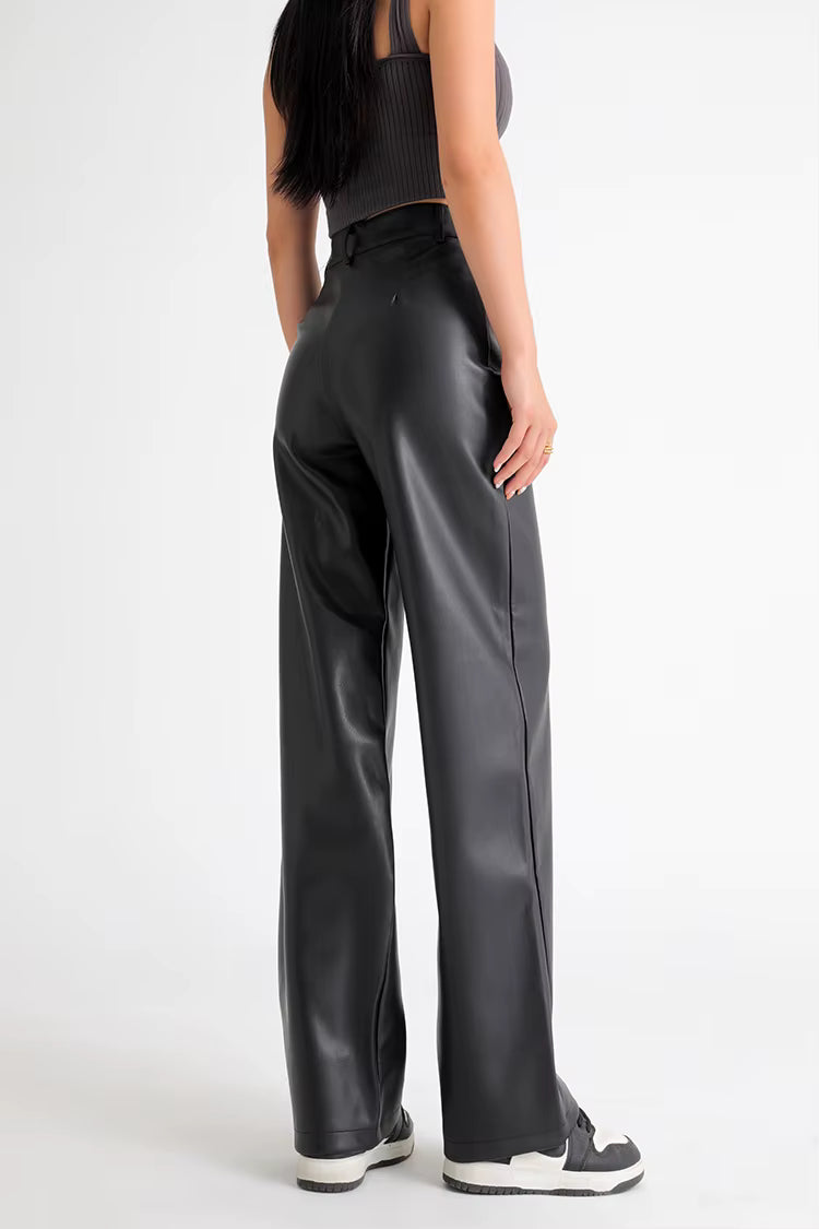 Aldwych Thermal Leather Trousers