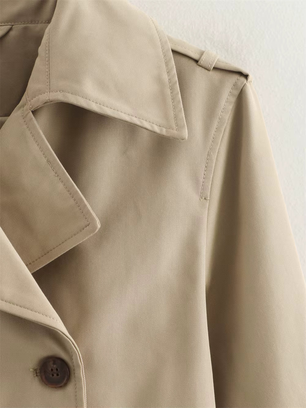 Kensington Cropped Tailored Trench