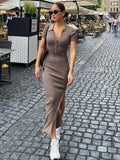 Mayfair Tailored Shirt Maxi Dress