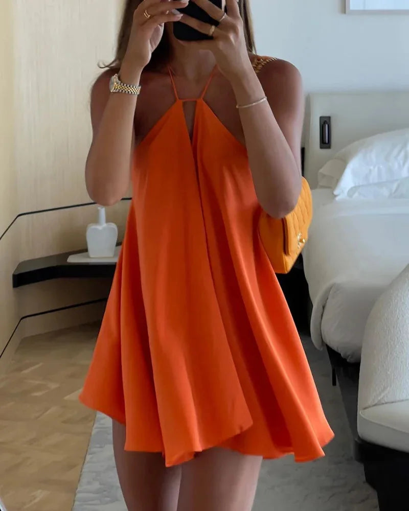Monaco Off-Shoulder Cutout Dress