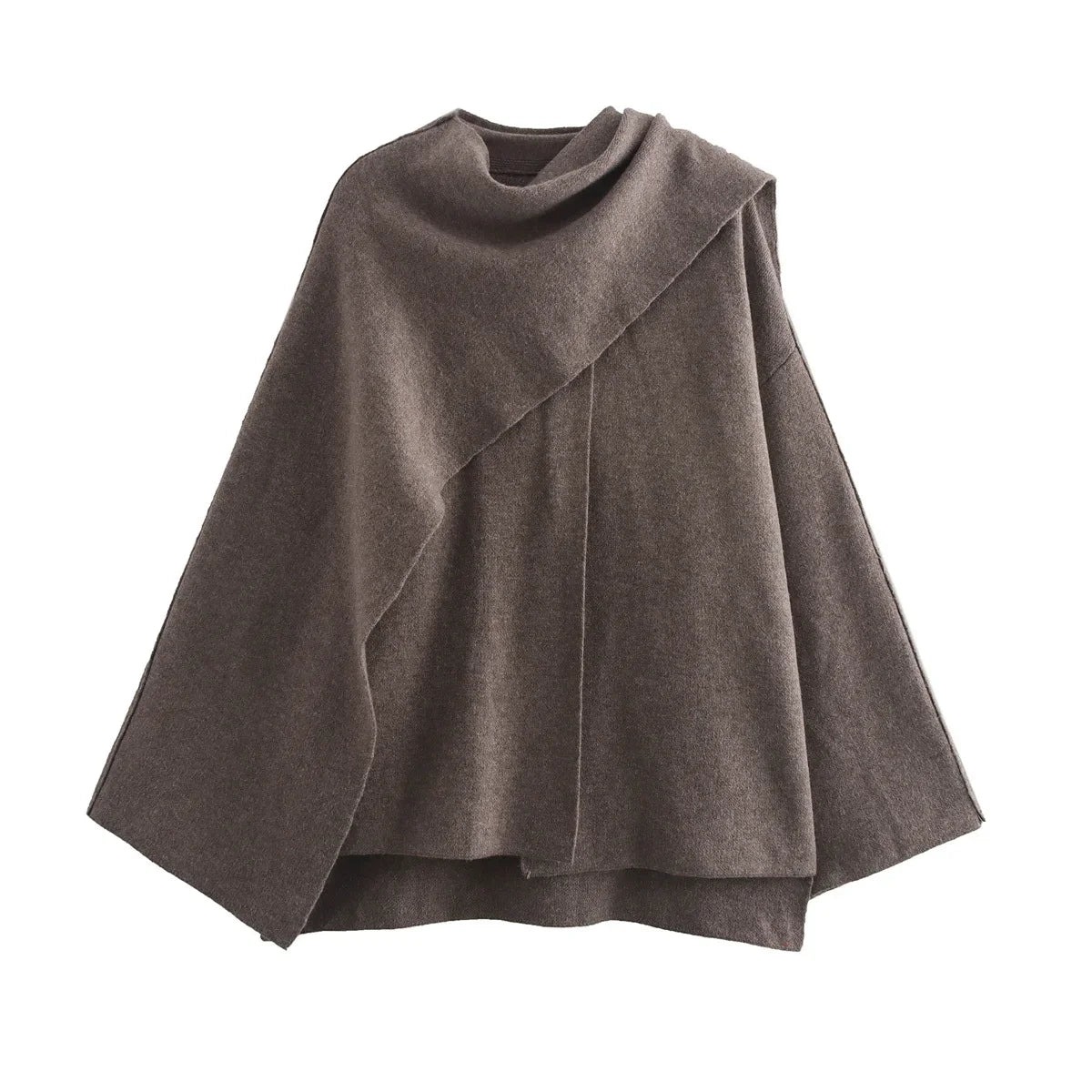 Araminta Draped Cape Knit